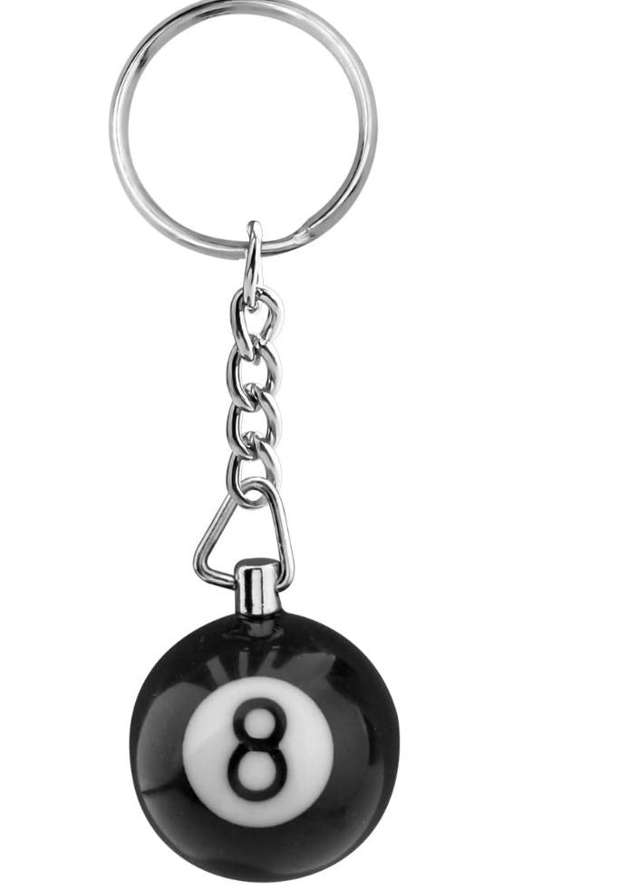 8 ball acrylic keychain
